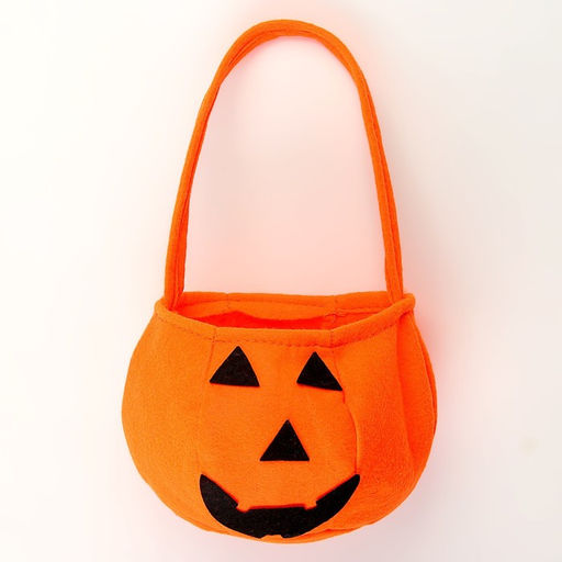 Карнавальный костюм на хэллоуин «Сладость или гадость?»: накидка, шляпа, сумка, оранжевый