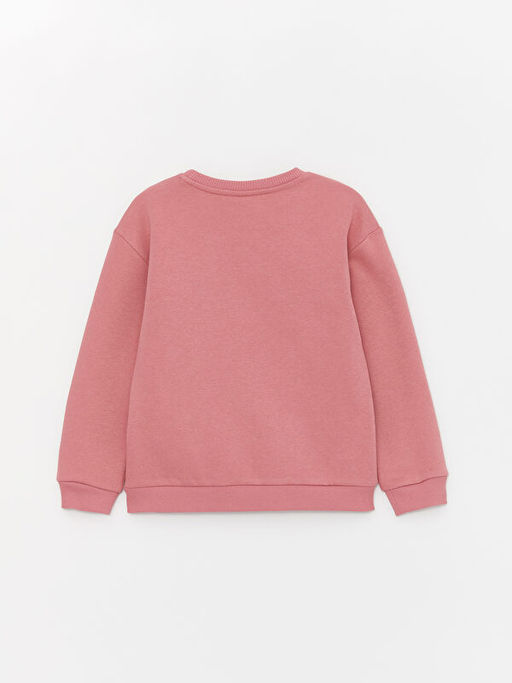 Bisiklet Yaka Desenli Uzun Kollu K?z ?ocuk Sweatshirt - Waikiki фото 2