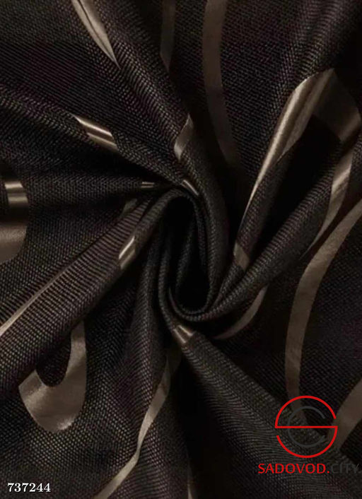 Плотные шторы Рогожка с тюлью