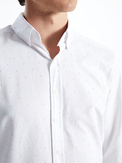 Slim Fit Uzun Kollu Erkek G?mlek