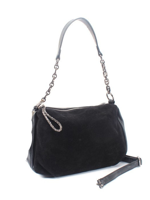 Сумка женская иск/кожа+нат/замша BT-V 8730, 1отд+еврокарман, плечевой ремень, черный SALE 258483 - Adelia фото 6