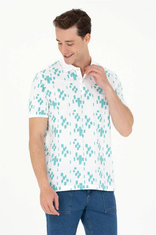 U. S. Polo Assn Мужская мятная футболка-поло - U.s. polo assn фото 8