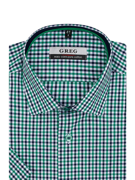 Сорочка мужская короткий рукав GREG 435/101/0094/1p  фото 2