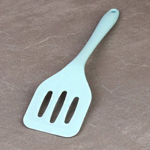 Лопатка с прорезями 21 см силиконовая / GR-472 /уп 480/ - Галеонтрейд фото 2