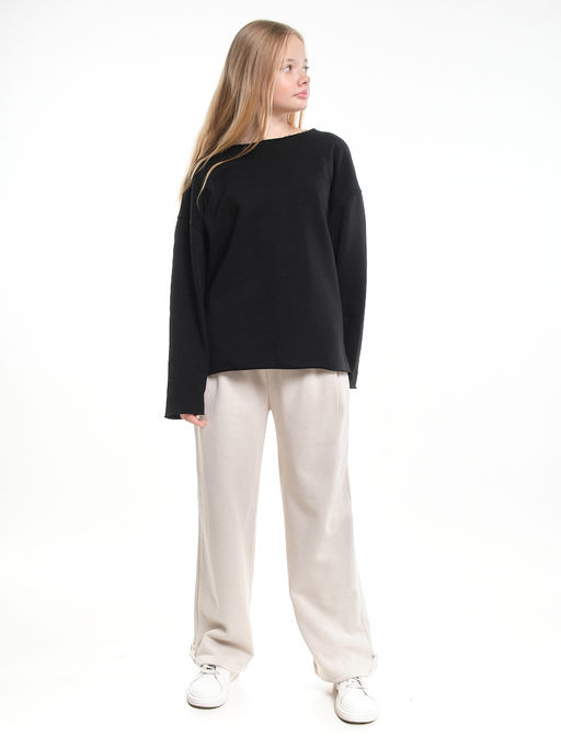 Толстовка для девочки 22-2019 черный - Mini maxi фото 6