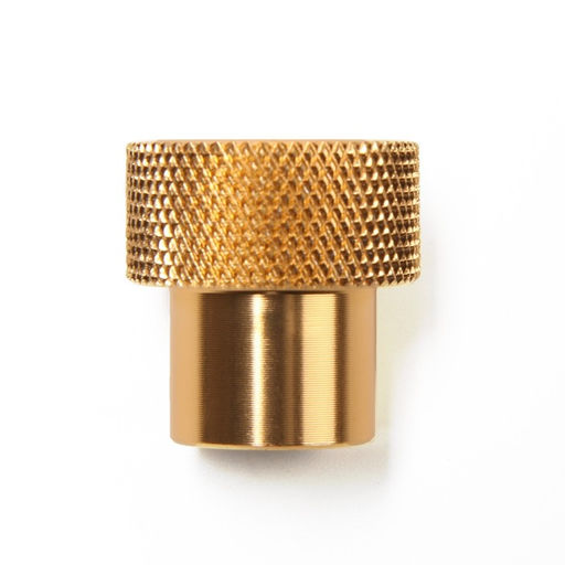 Ручка-кнопка мебельная CAPPIO PK328, d=23 мм, золото, 8 шт. TMP .