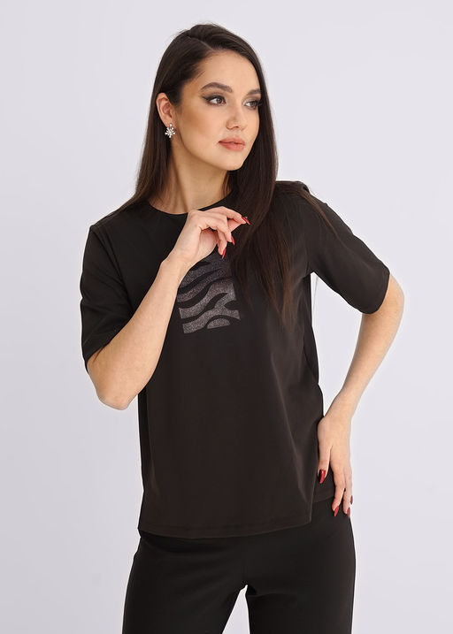 146394/121э_п Джемпер женский (ЧЗ)