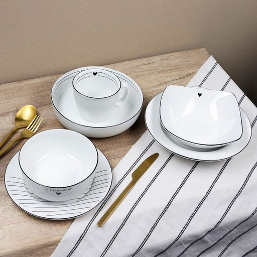 Кружка чайная керамическая С любовью, 400 мл, ручная работа