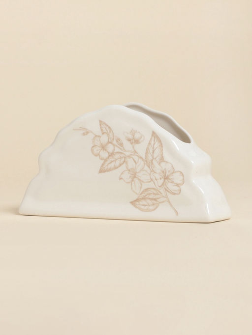 Салфетница SL Home «Аманде», 15×4×7.8 см, фарфор, белая