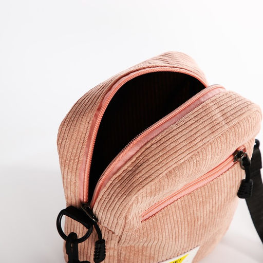 Сумка молодёжная на молнии, цвет розовый - Simaland фото 6