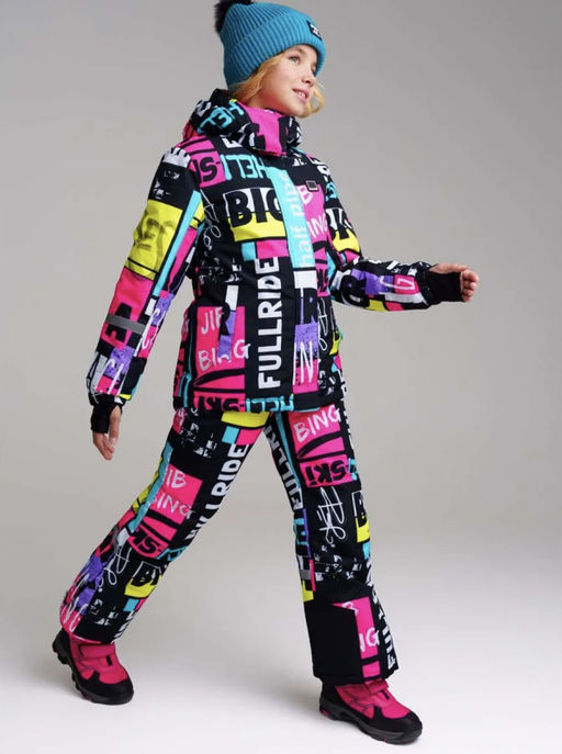 32321195 Комплект с полиуретановым покрытием для девочек: куртка, брюки