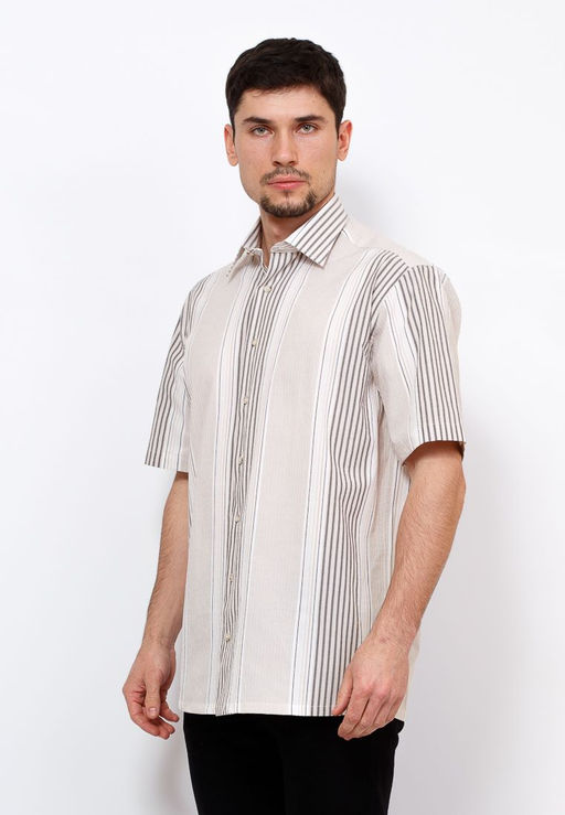 Сорочка мужская короткий рукав BERTHIER Caballero 23028  фото 9