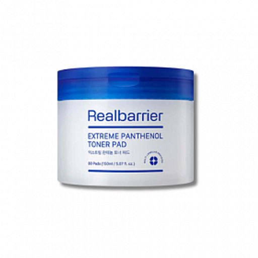 Real Barrier Extreme Pathenol Toner Pad 150ml (80ea) - Увлажняющие тонер-пэды с пантенолом