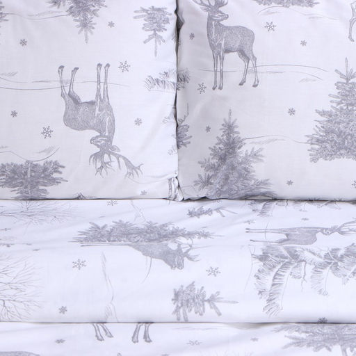 Постельное бельё LoveLife евро Зимняя сказка, 200х217см, 225х240см, 50х70см-2шт, 100%хлопок, сатин  фото 3