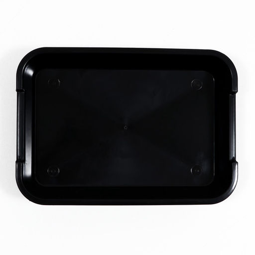 Туалет средний без сетки 36×26×6.5 см, чёрный