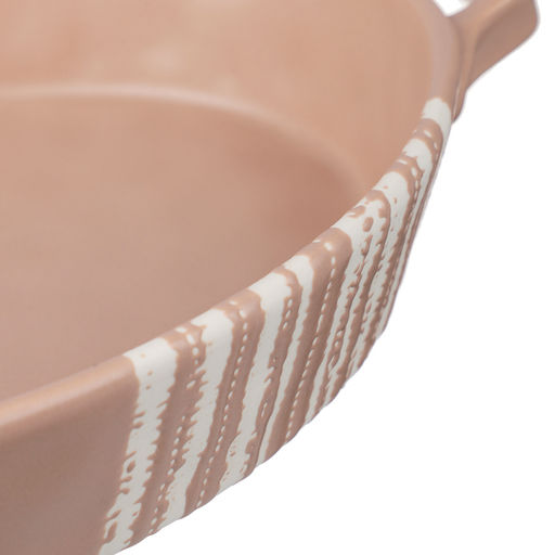 MILLIMI Форма для запекания и сервировки овал с ручками 31*20,5*5см, 1,1л керам, бежева арт. 826-386