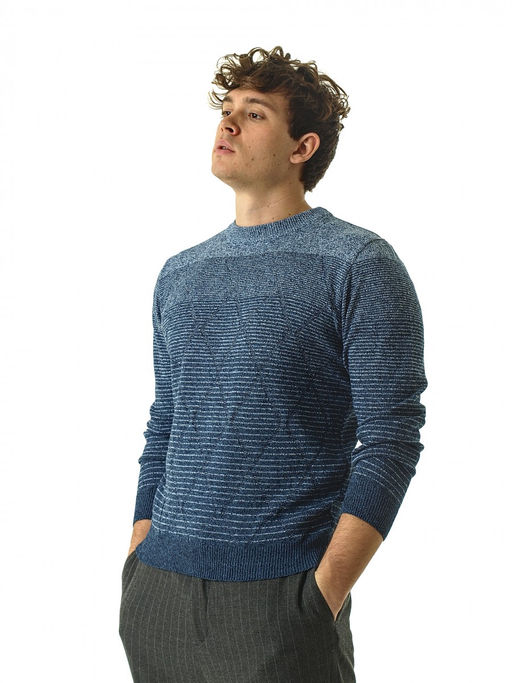 Джемпер 22139 джинс 2 - Стим фото 2