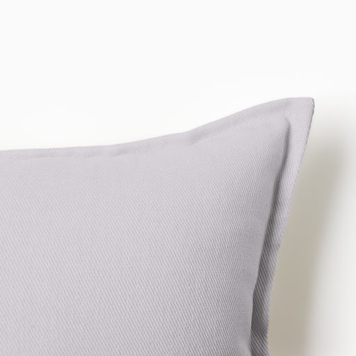 Подушка Этель, 30х50+1 см, светло-серый, 100% хлопок  фото 2