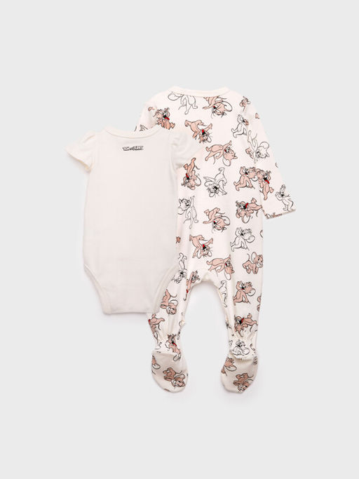 PlayToday / Комплект для девочки: боди, комбинезон, нагрудник, чепчик