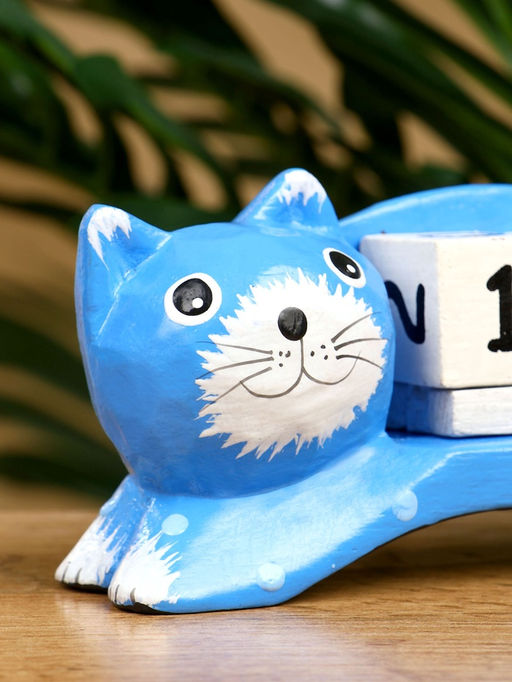 Календарь настольный Кошка, 13410 см, дерево, синий - Simaland фото 5