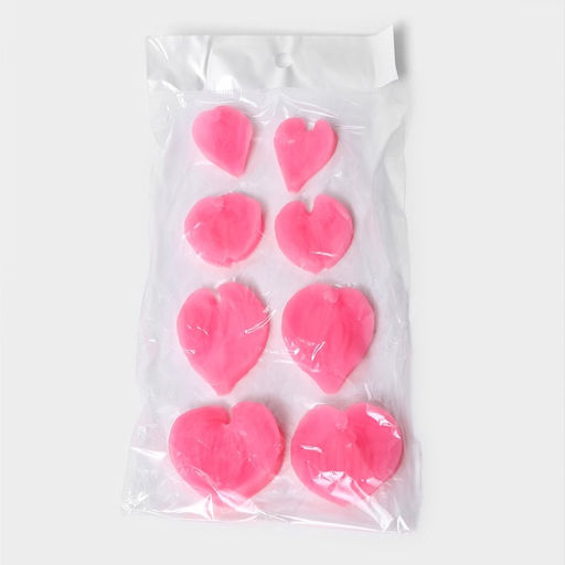 Набор молдов для заливки Сердца, силикон, 4 пары, розовый