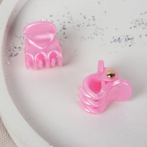 Заколка краб мини для волос набор 2 штуки / N3012-1 /уп 1/723799 - Галеонтрейд фото 4