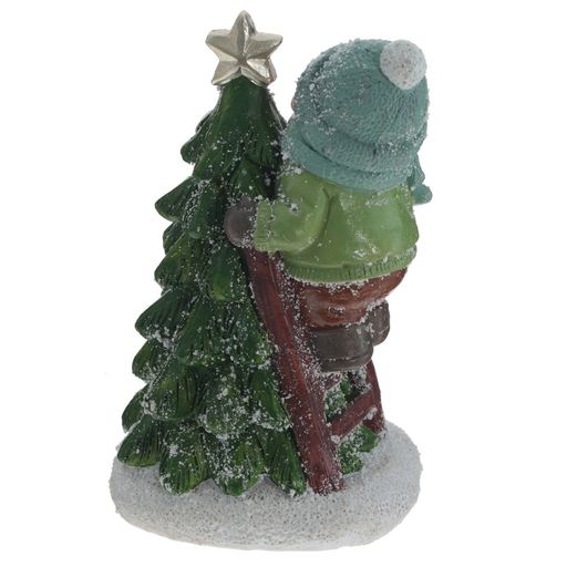 Фигурка декоративная "Ребёнок" с подсвет (LR44x2, н/п), L8 W7 H13 см, 2в.