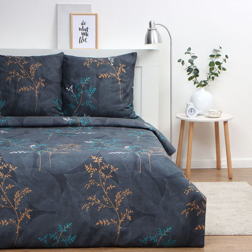 Постельное бельё Экономь и Я дуэт Веточки, 143х215см-2шт, 215х220см, 70х70см-2шт, полисатин, 80г/м