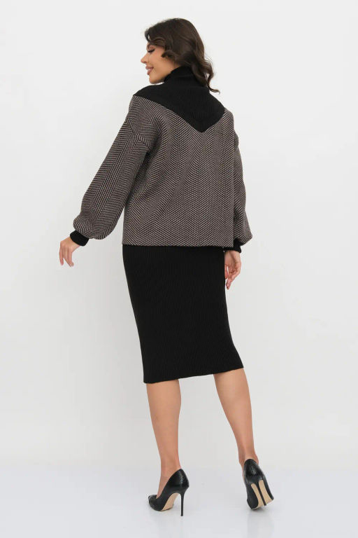 ЗЛАТА Костюм М 3306/кофе