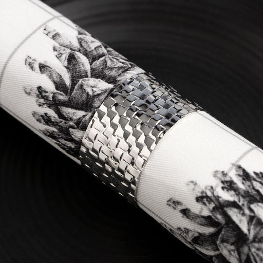 Набор салфеток сервировочных на стол Этель Christmas, 2 шт., белые, с декоративными кольцами, 45?45 см