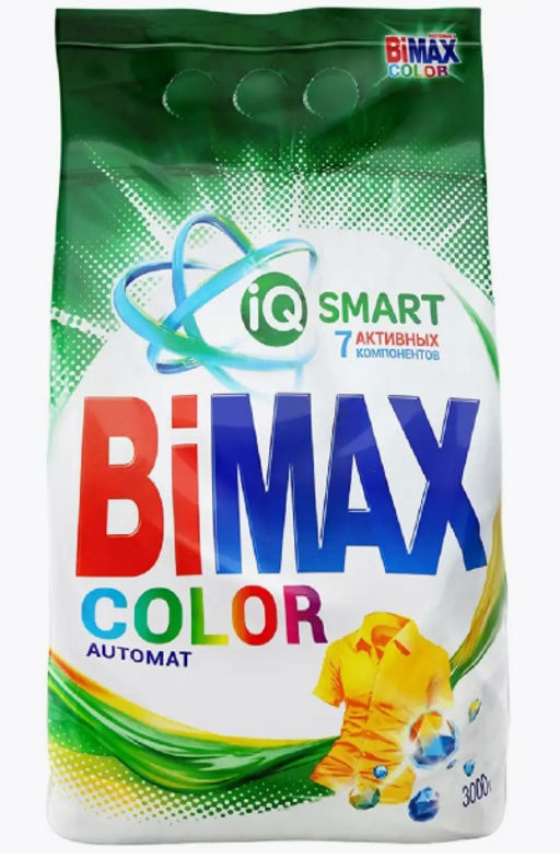 БИМАКС-АВТОМАТ стир.порошок 3000гр Колор (К-959-1/932-1/1023-1)