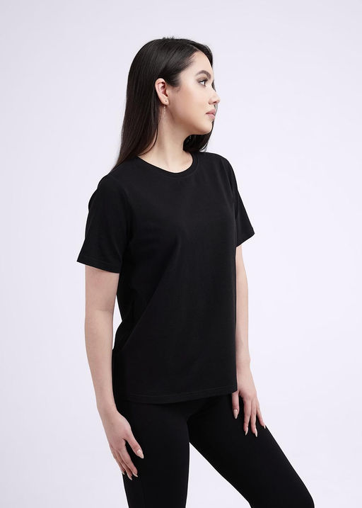 CLE LF010бк Футболка жен. ЧБ база чёрный - Clever wear фото 2
