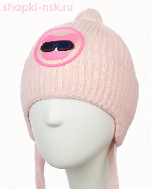 04-27-M Шапка для девочки флис (50-52)