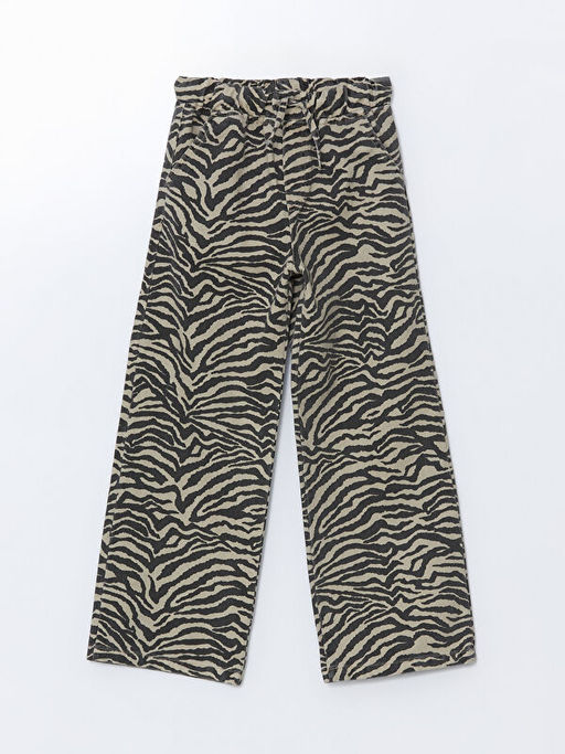 Beli Lastikli K?z ?ocuk Pantolon