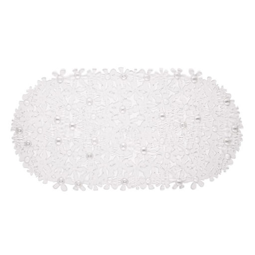Коврик СПА для в/к Aqua-Prime Цветы 66х35см (прозрачный) 1/10