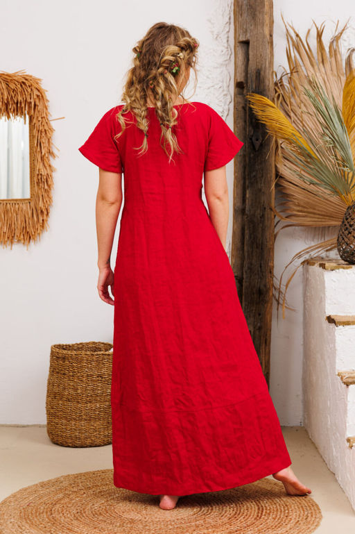 Платье AMORI 9724 красный  фото 6