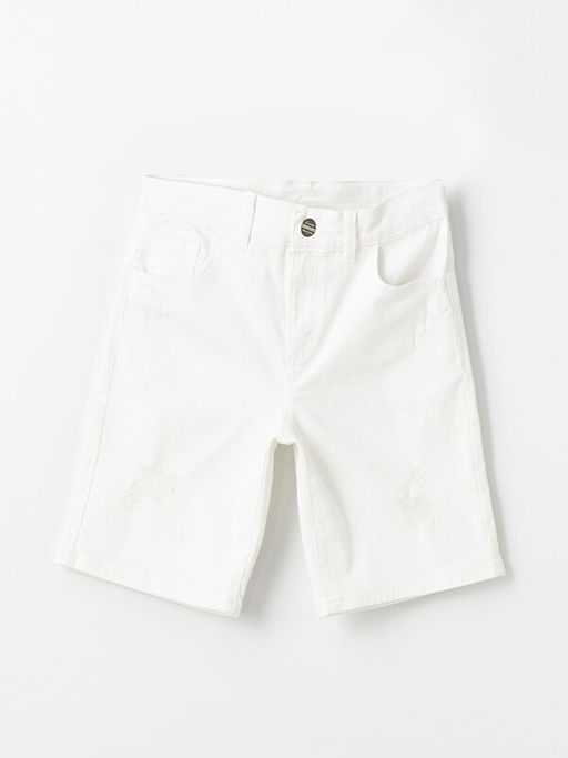 Y?rt?k Detayl? Erkek ?ocuk Jean ?ort