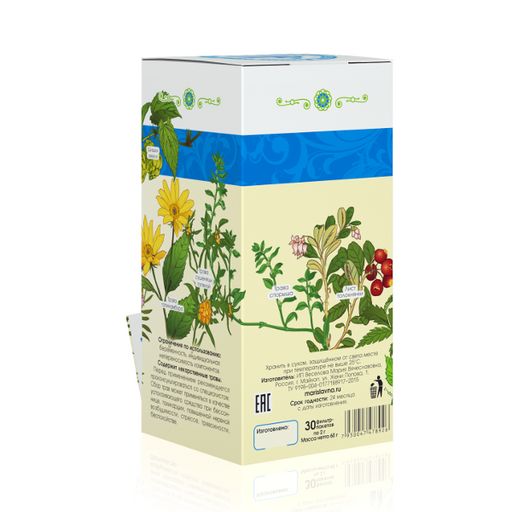 "Успокоительный" сбор трав в фильтр-пакетах