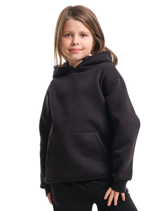 Спортивный костюм для девочки утепленный 22-7606 черный - Mini maxi фото 7