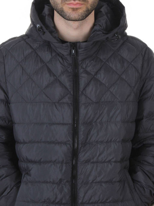 D82044 DK. GRAY Куртка мужская демисезонная (100 гр. холлофайбер)