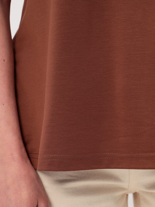 Футболка женская кор.рукав KATHARINA KROSS KK-TK-006VI-LF72/11-кофе  фото 5