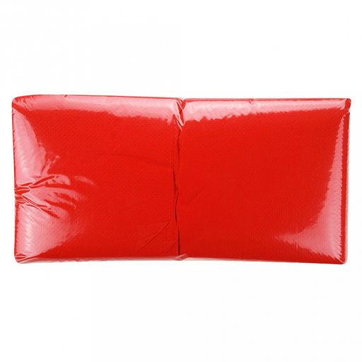 Салфетки бумажные "БигПак" 24х24см, 400шт в упаковке, целлюлоза 100%, интенсив, красный, ГОСТ Р 52354-2005, Comfy (Россия)