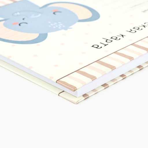 Медицинская карта в твердой обложке Форма №112/у «Слоник», 80 листов