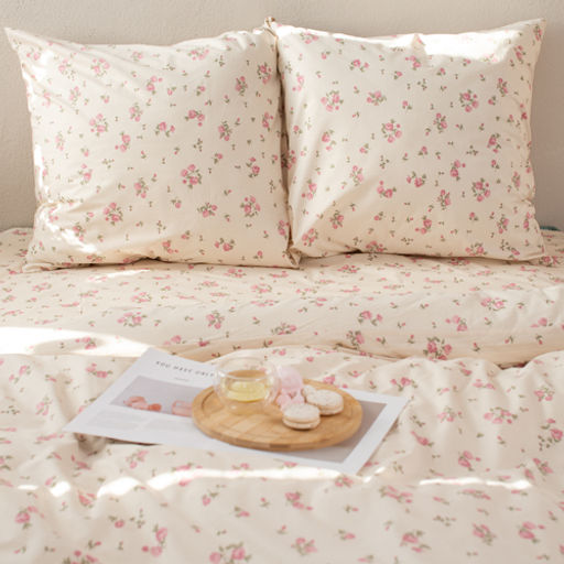 КПБ Чистый хлопок, 2,0 спальный с простыней на резинке, наволочки 50х70, поплин, 100% хлопок, Сердечки ВБ Пододеяльник 177х215; простыня 160х200х25; наволочка 50х70 (2шт) 2,0 спальный с простыней на резинке 160х200х25 - Традиция фото 5