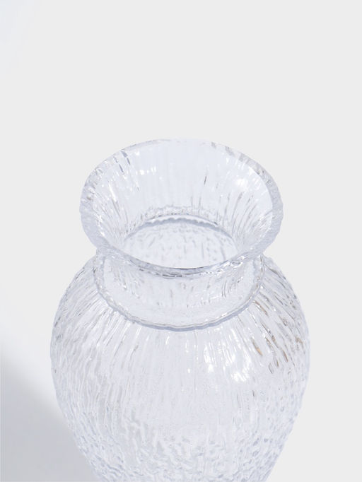 Ваза стекло настольная "Гэбриел" 29х13 см, прозрачный