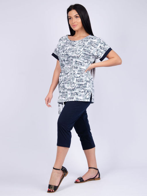 Костюм "Аморе 2" синий, трикотаж