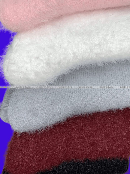 Цена за 10 пар. МИНИBS термоноски женские АНГОРА НОРКА "Кошечка" арт. 2770