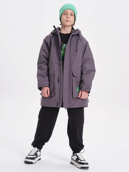 BZRM3371 Плащ для мальчиков - Pelican фото 3