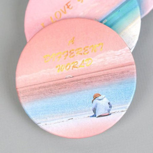 Зеркало карманное 7,5 см / CW419-4 /уп 12/480/ - Галеонтрейд фото 3