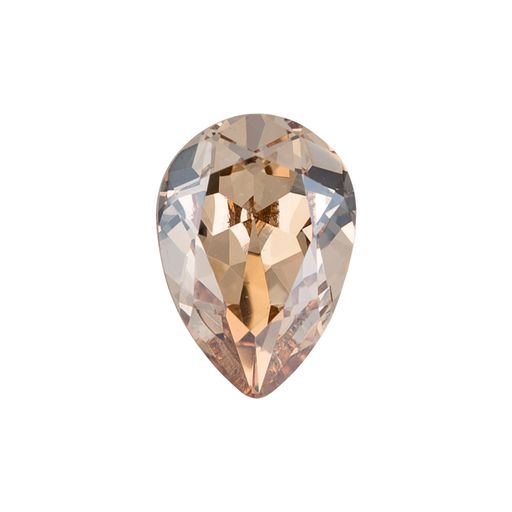 PRECIOSA 435-16-301 страз Crystal AB 14 х 10 мм стекло 6 шт медовый (honey)
